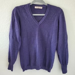 Brunella Gori merino wool v neck sweater